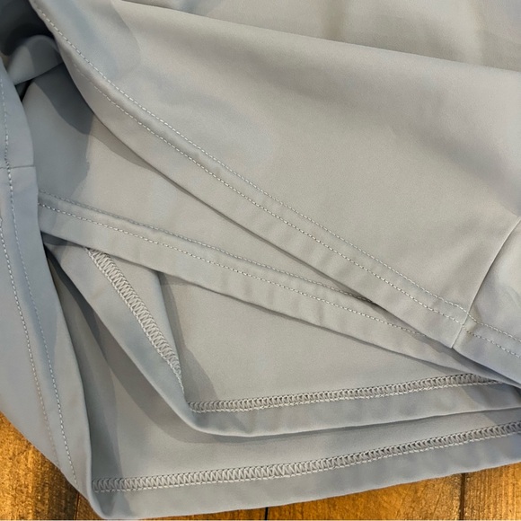 Women's Blue Double Layer High-Waisted Shorts - Picture 6 of 6